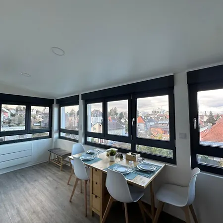 Apartment # Le 13 # Nouveau T3 Renove Au Calme Vue Sur Les Vosges Riedisheim
